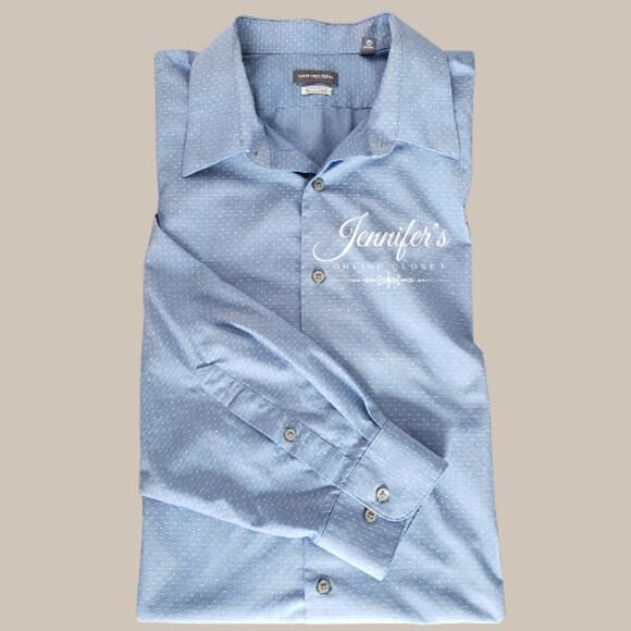 3/$25 Van Heusen Men's Light Blue Long Sleeve Button-Down Shirt Size XXL - Picture 1 of 9